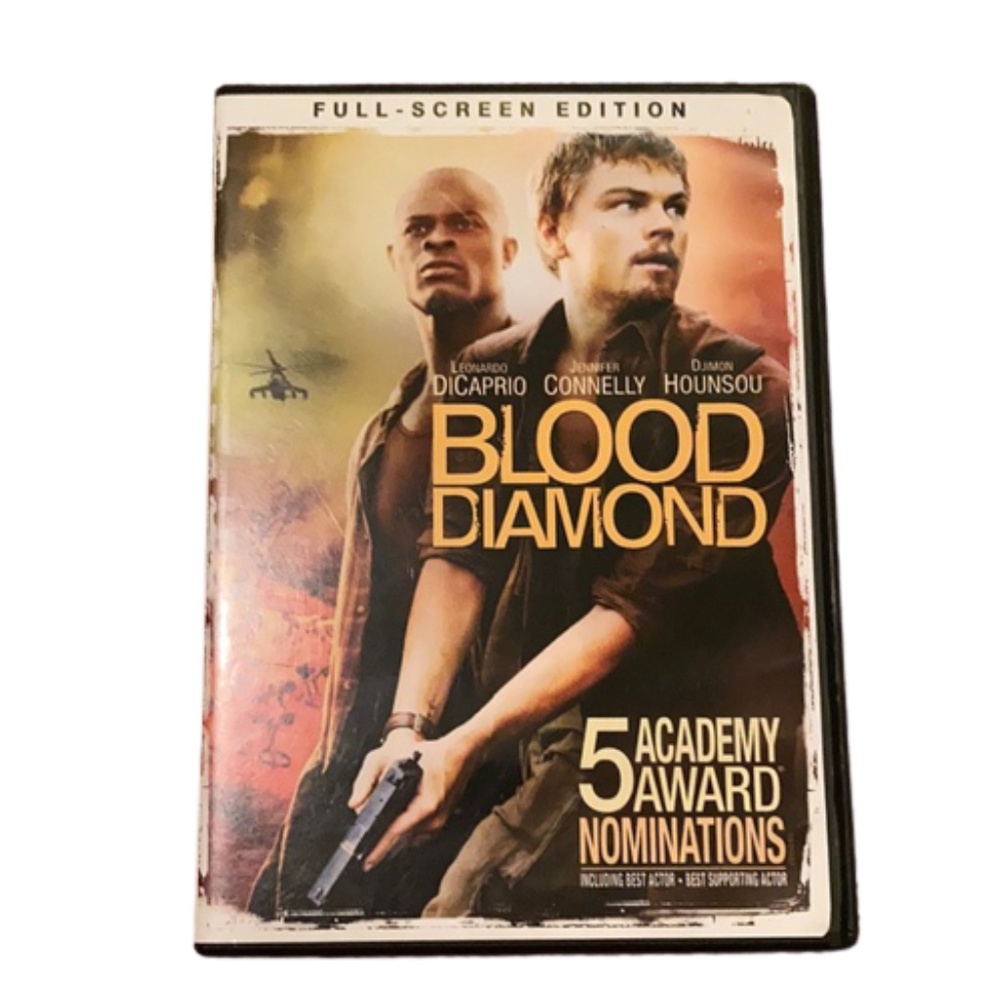 Blood diamond DVD Leonardo DiCaprio Djimon Hounsou movie